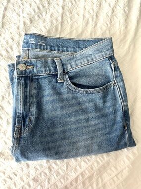 Old Navy Wow Boyfriend Blue Jeans -  Straight Fit Boyfriend Jeans